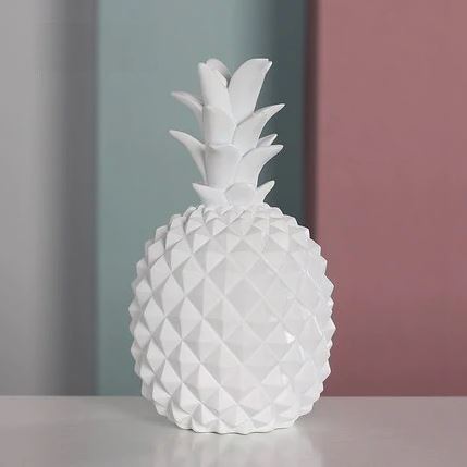 Statuette ananas coloré