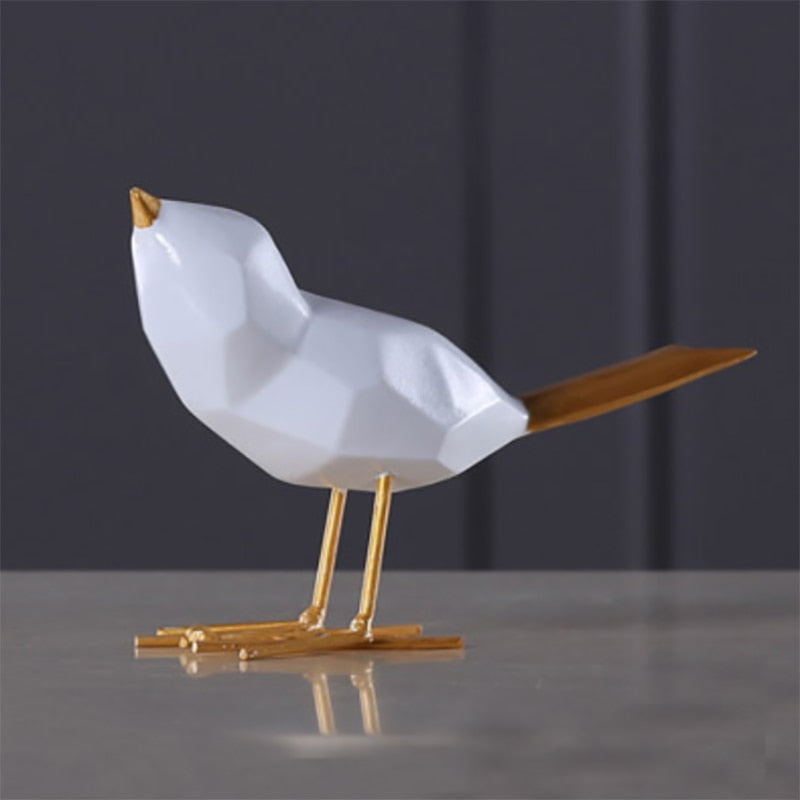 Statuette oiseau moineau