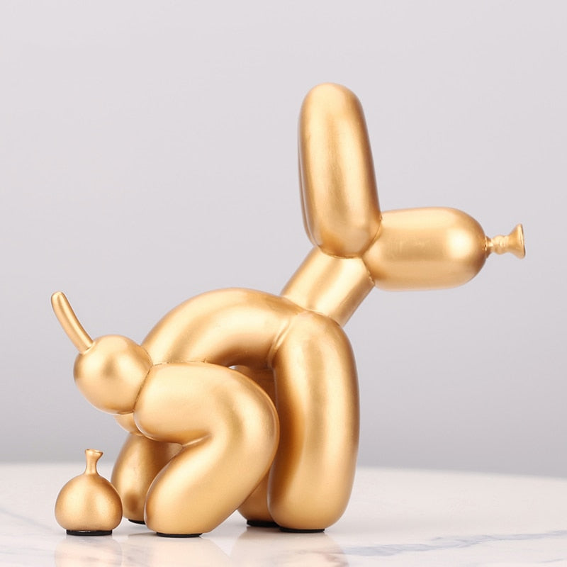Statuette Balloon Dog crotte