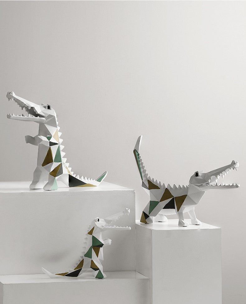 Statuette crocodile