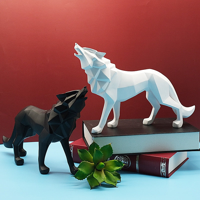 Statuette loup