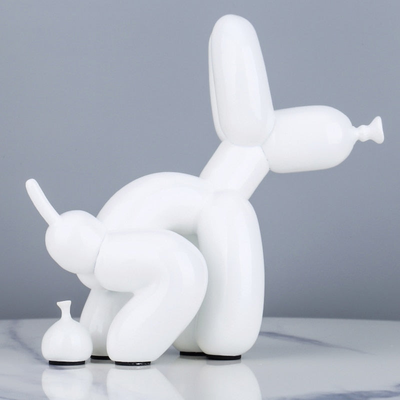 Statuette Balloon Dog crotte