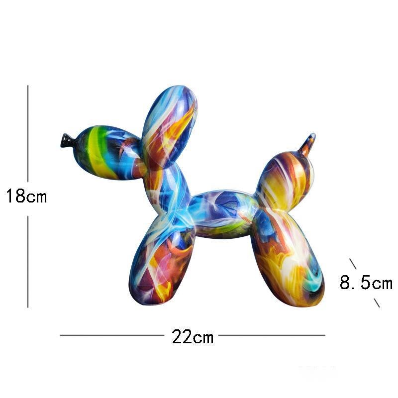 Statuette Balloon Dog en street art