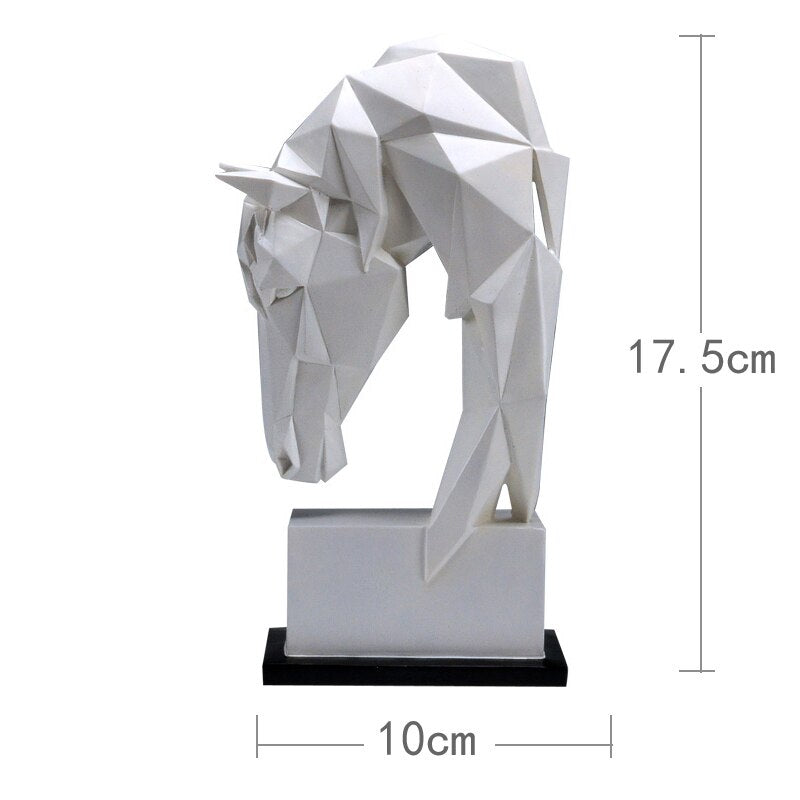 Statuette tête de cheval