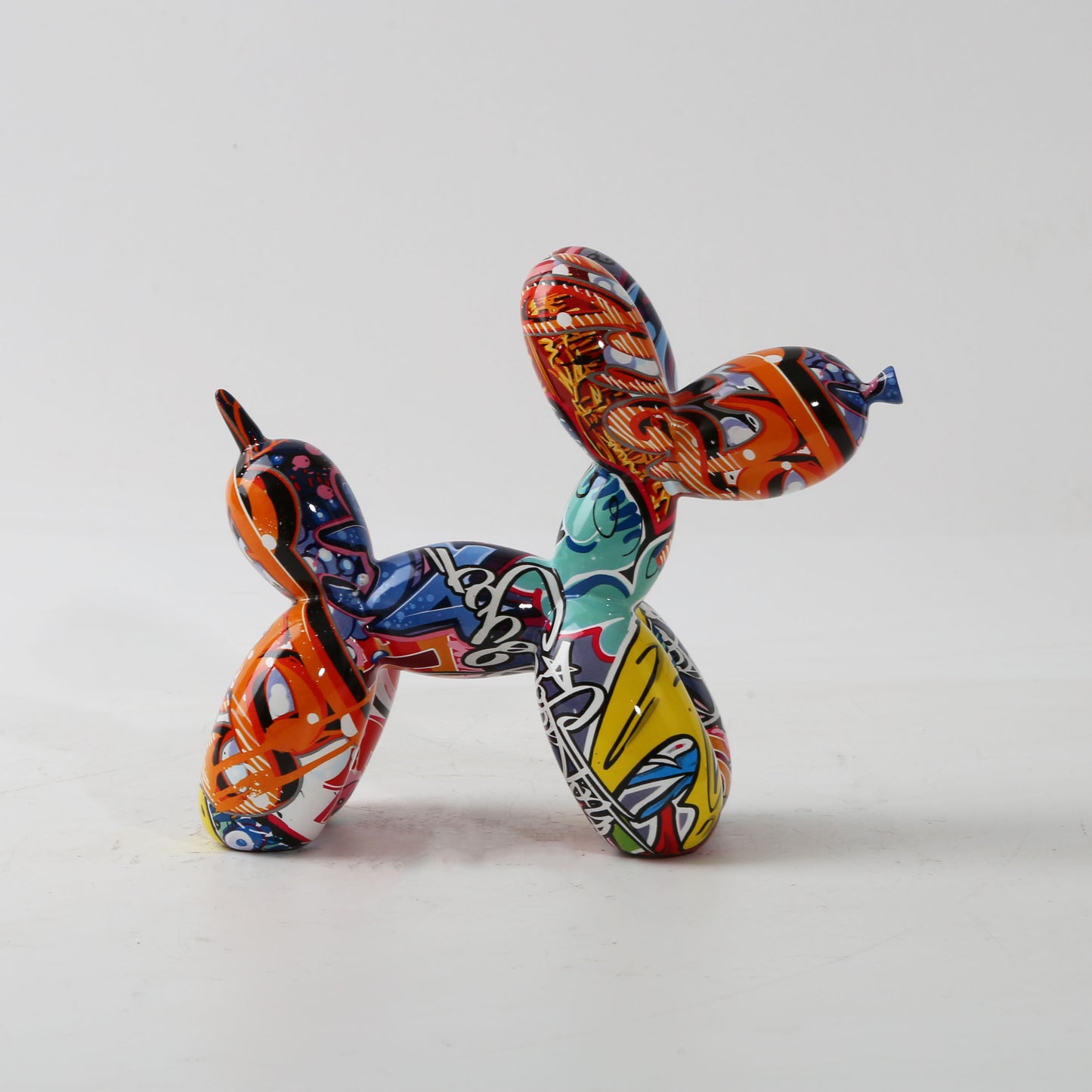 Statuette Balloon Dog en street art