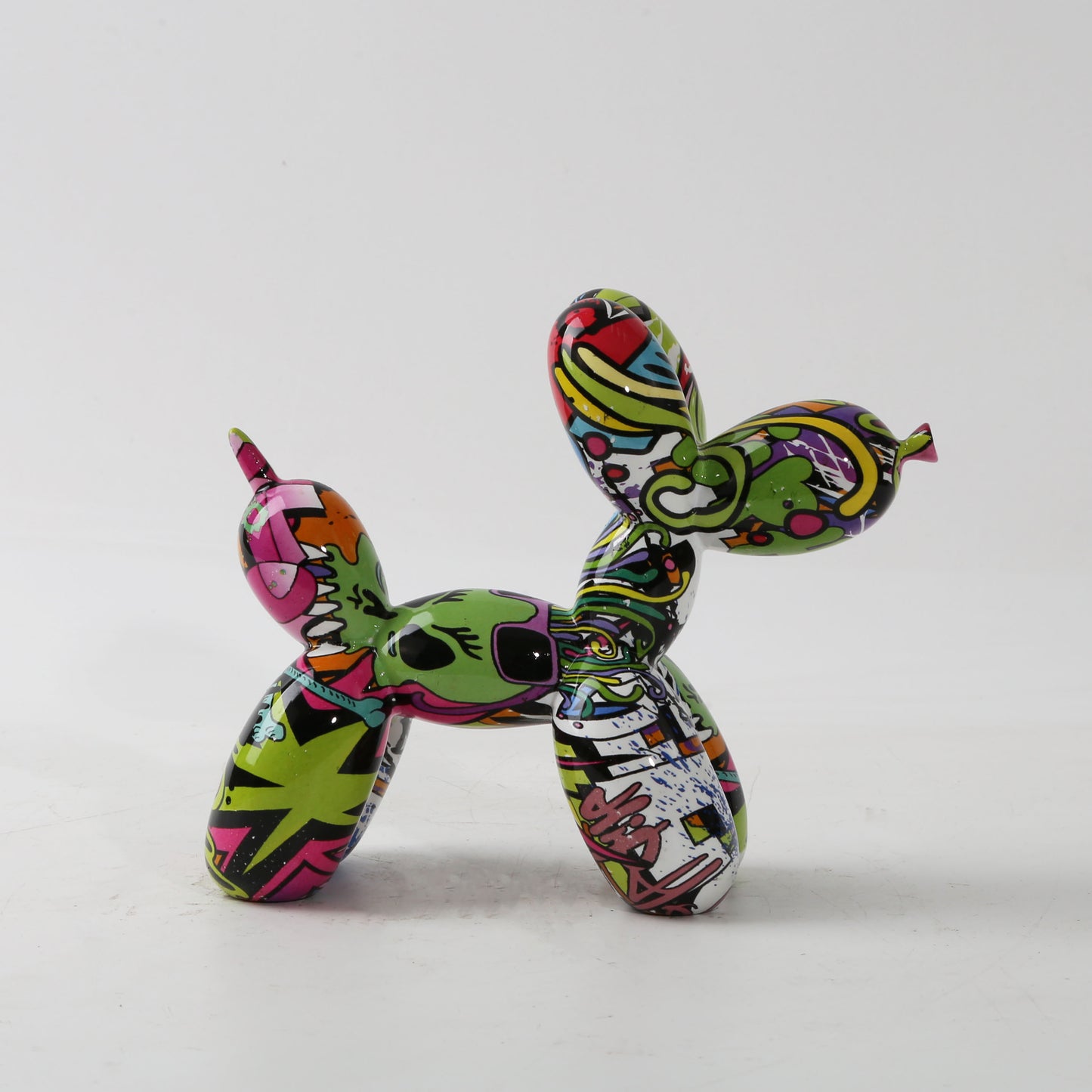 Statuette Balloon Dog en street art
