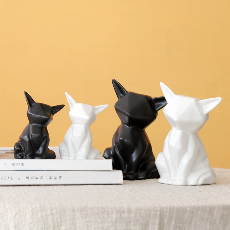 Statuette renard minimaliste