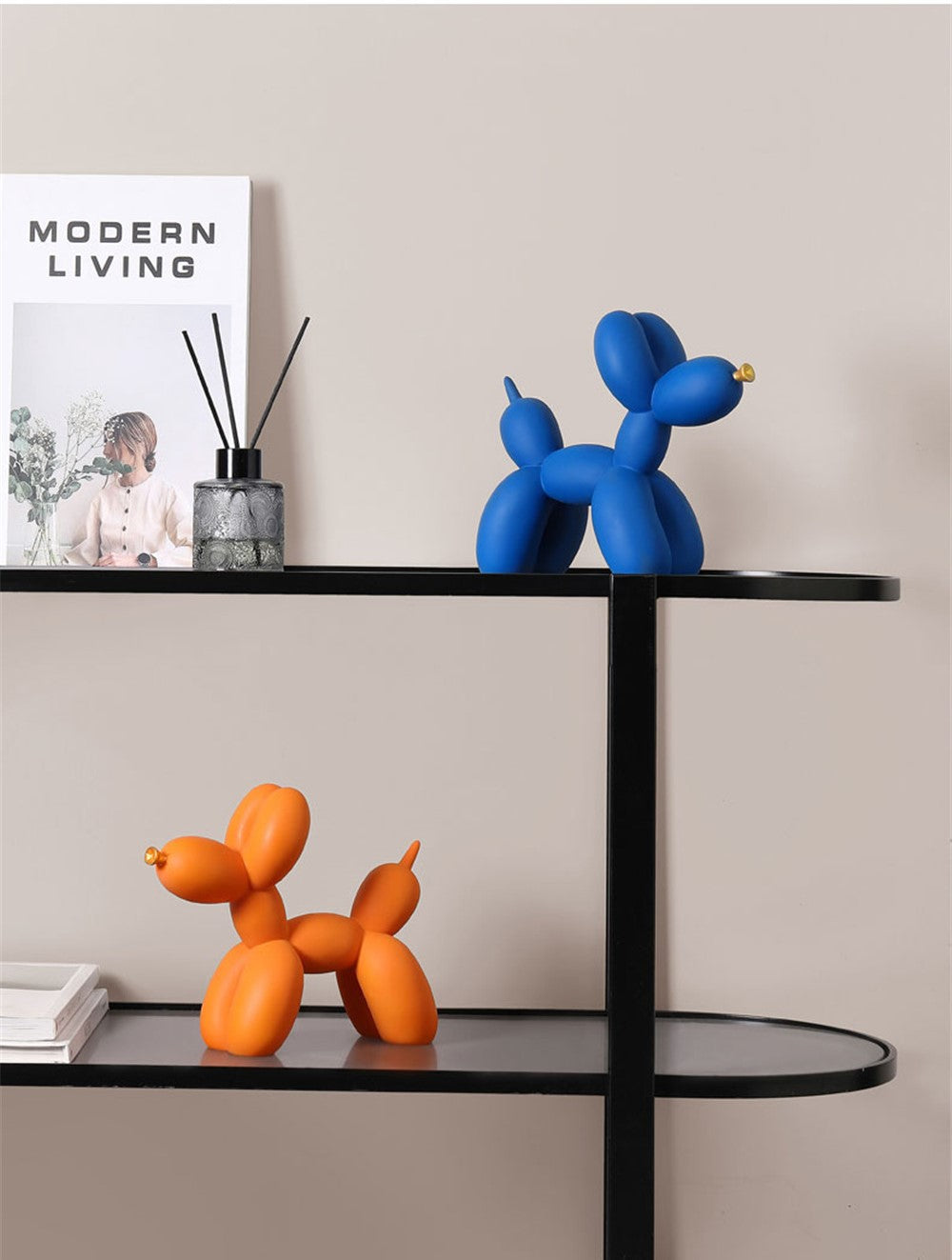 Statuette Balloon Dog avec le museau doré