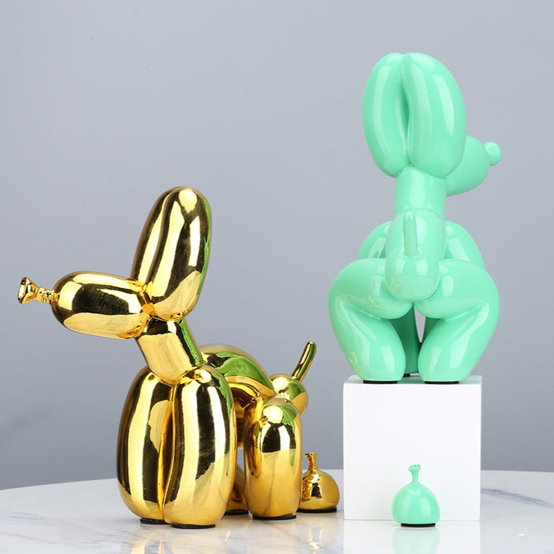 Statuette Balloon Dog crotte