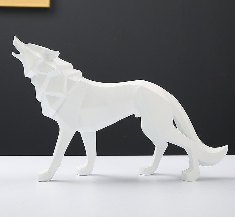 Statuette loup