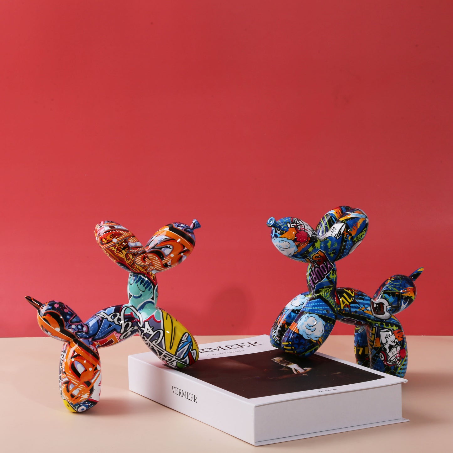 Statuette Balloon Dog en street art