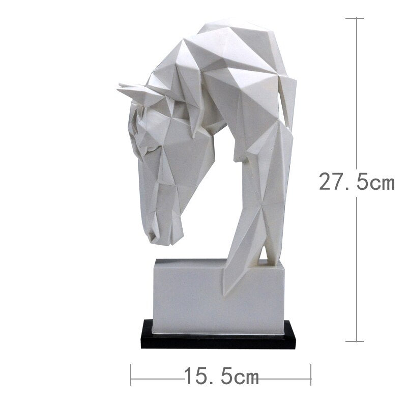 Statuette tête de cheval