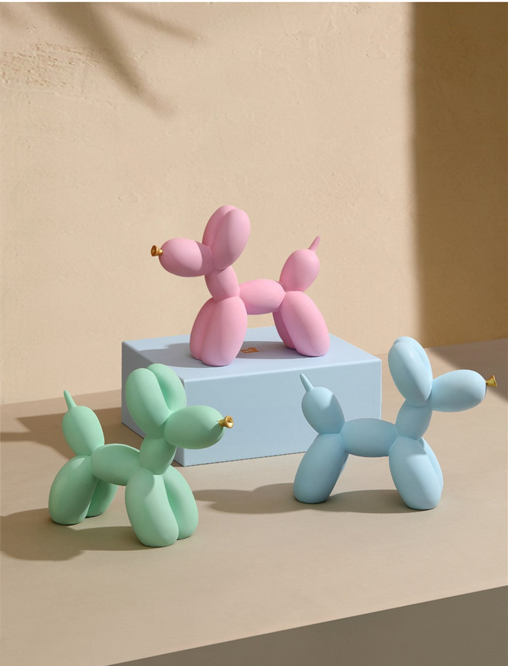 Statuette Balloon Dog avec le museau doré