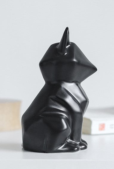 Statuette renard minimaliste