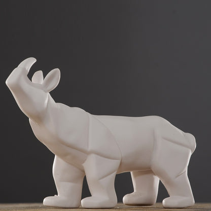 Statuette rhinocéros