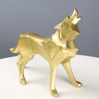 Statuette loup