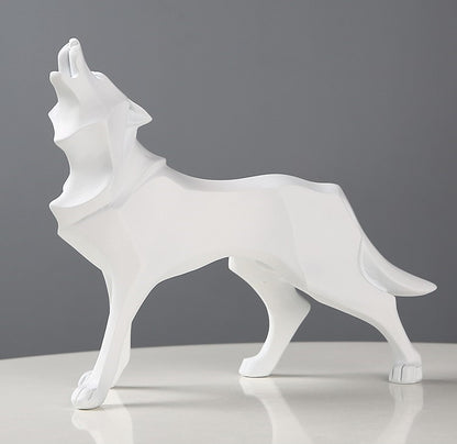 Statuette loup