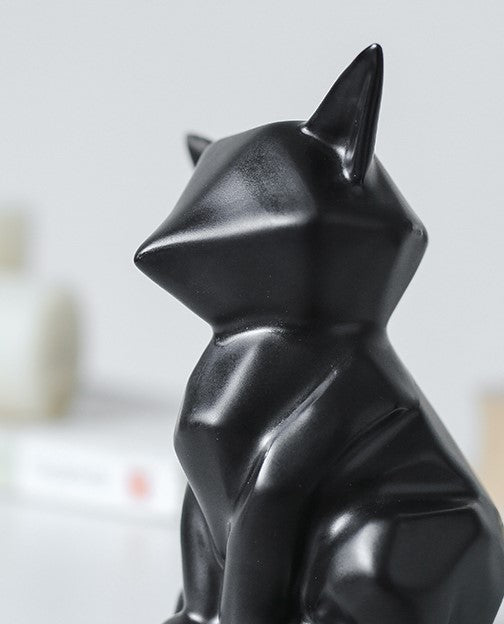 Statuette renard minimaliste