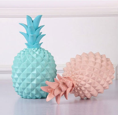 Statuette ananas coloré