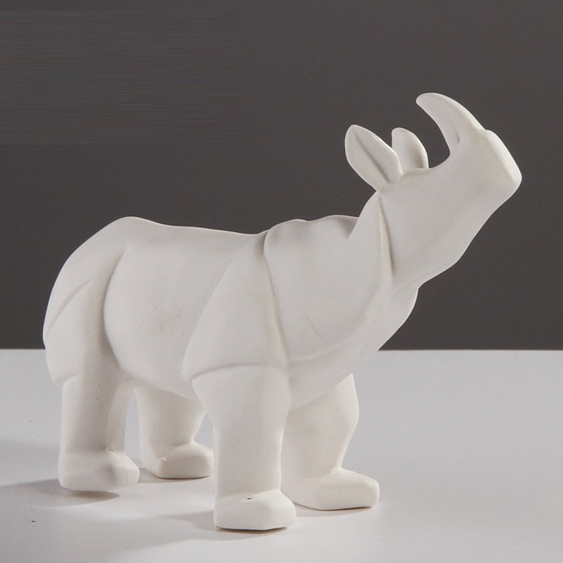 Statuette rhinocéros