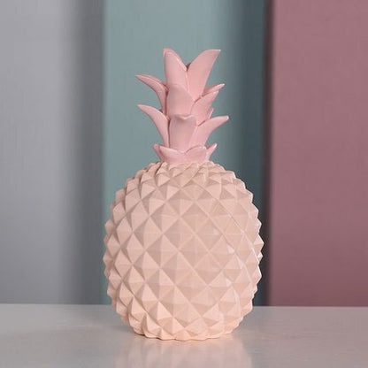 Statuette ananas coloré