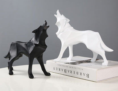 Statuette loup