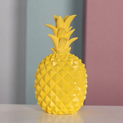 Statuette ananas coloré