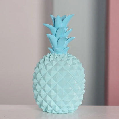 Statuette ananas coloré