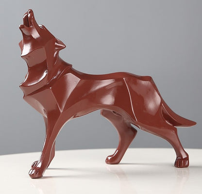 Statuette loup