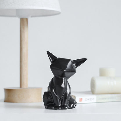 Statuette renard minimaliste