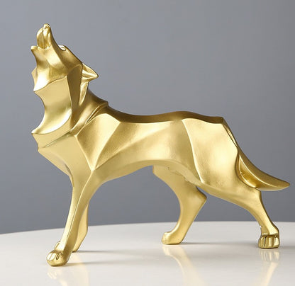 Statuette loup