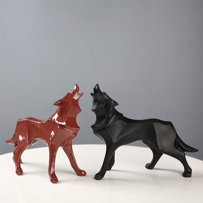 Statuette loup